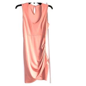 Blush pink woman's dress